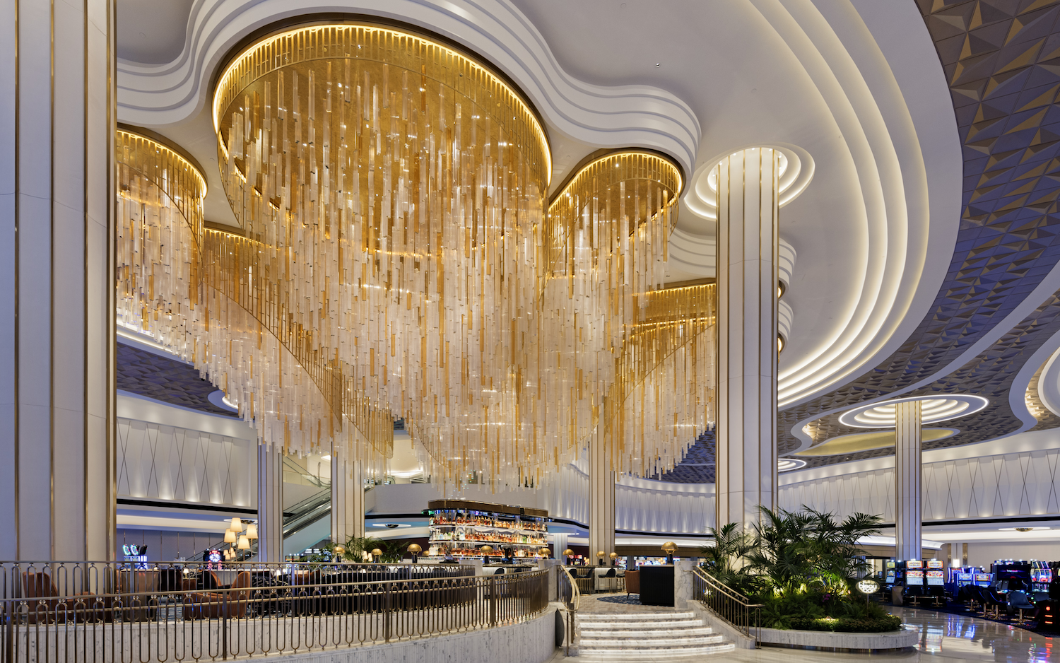 San Diego nearby getaway trip featuring Fontainebleau Las Vegas casino floor