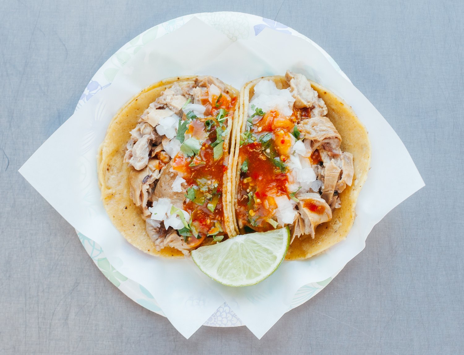 Food from San Diego's best taco shops including Tacos El Gordo