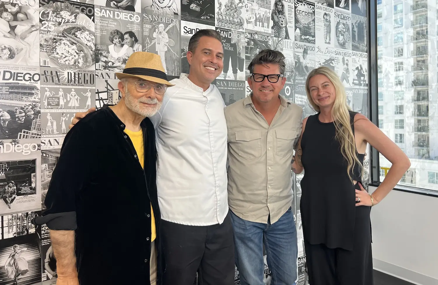 San Diego Magazine's Happy Half Hour podcast featuring Troy Johnson and Jackie Bryant with Sammy's Pizza and Roppongi restaurant owners Sammi Ladeki and chef Alfie Szeprethy