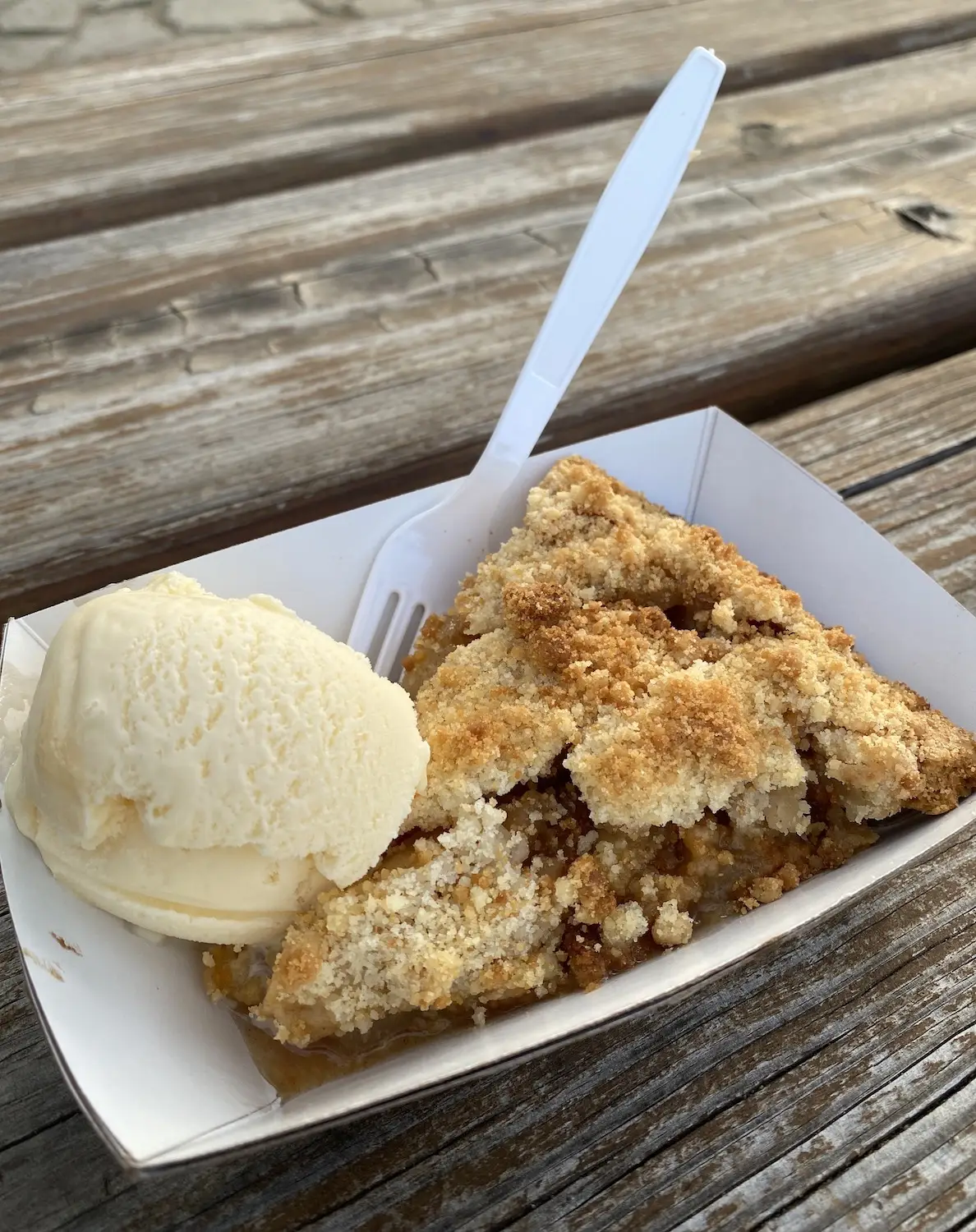 Apple Crumb Pie from Moms Pie House in Julian