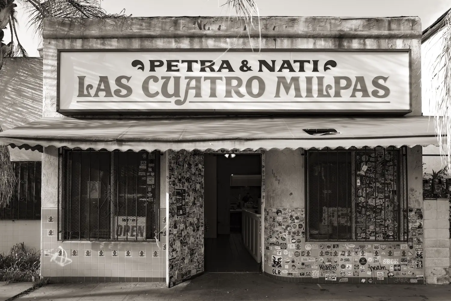 Exterior of San Diego taco shop Las Cuatros Milpas in Barrio Logan set to close after 90 years in business
