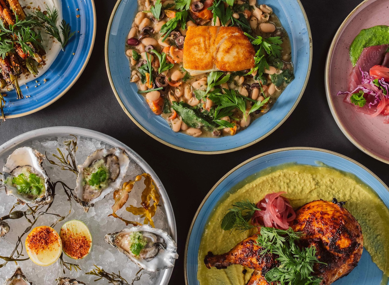 Food from new San Diego restaurant in Solana Beach Mia's