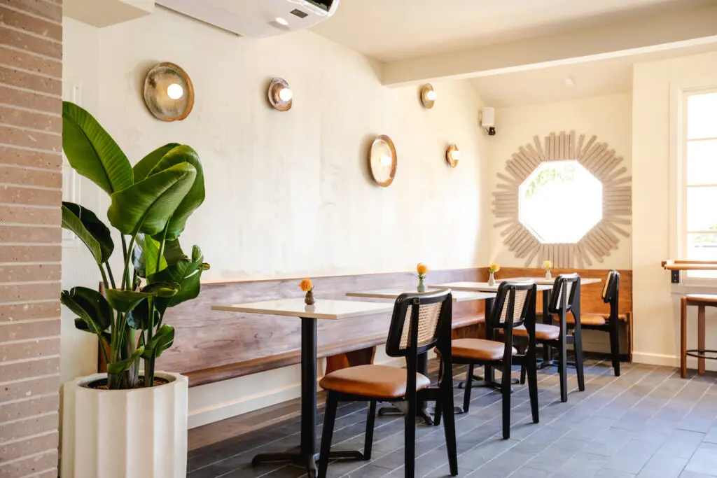 Interior of new San Diego Peruvian restaurant Pepino in La Jolla