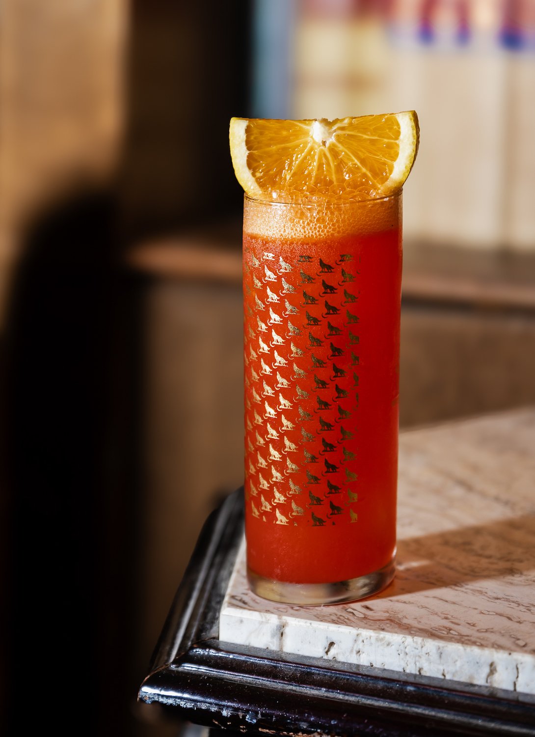 Rain Check cocktail from San Diego speakeasy bar Raised By Wolves in La Jolla