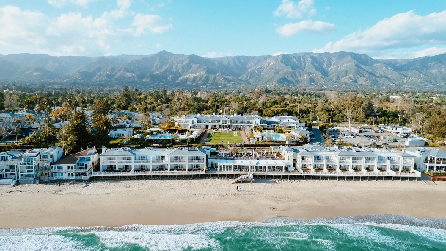 San Diego nearby getaway trip featuring Santa Barbara's Rosewood Miramar Beach luxury hotel