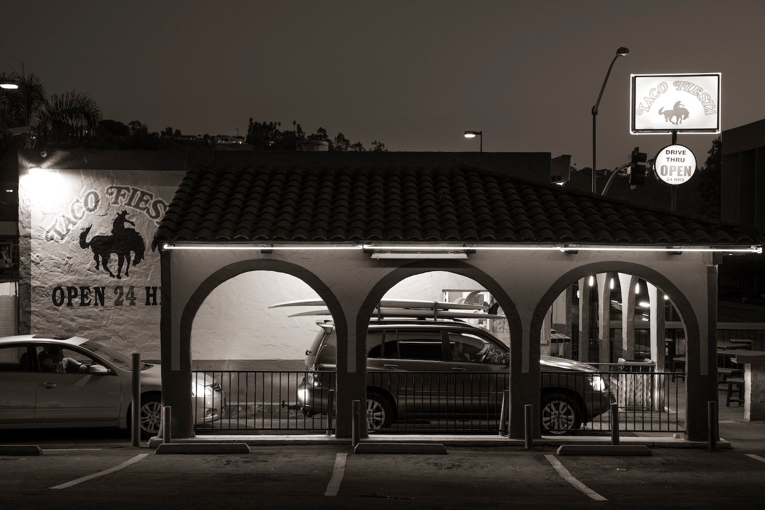Taco Fiesta, as captured by photographer Michael Williams in his exhibit Taco Stand Vernacular 