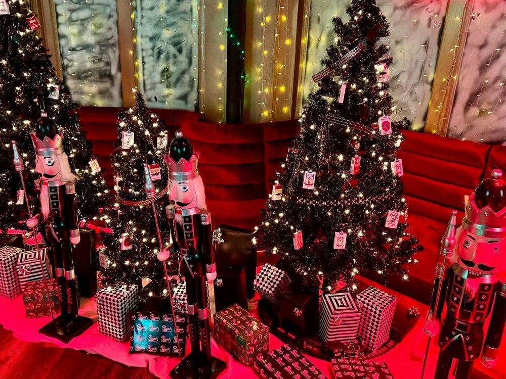 San Diego holiday pop up bar for seasonal cocktails featuring Emo Christmas Pop-Up at El After Social Club in the Gaslamp Quarter