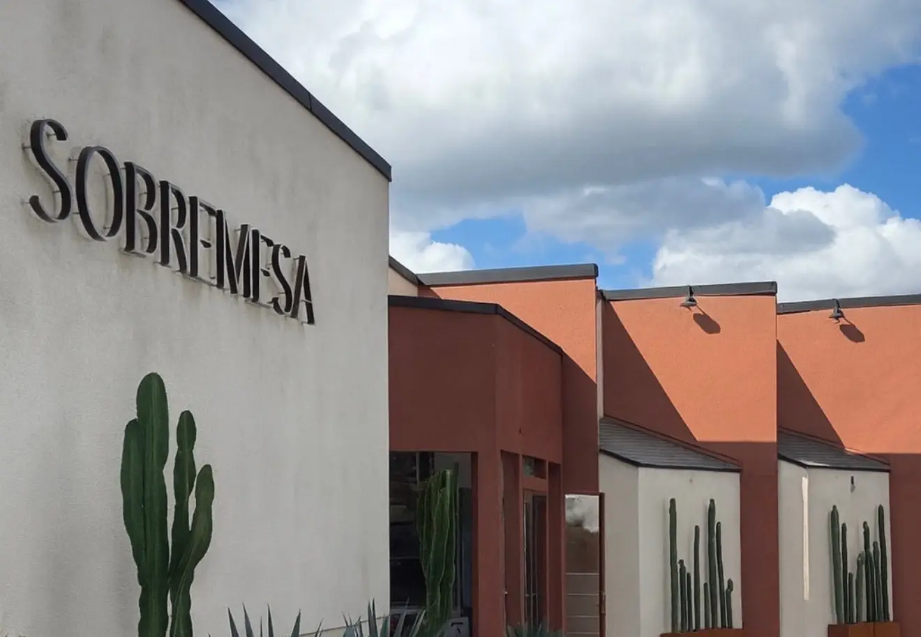 Exterior of new San Diego latin restaurant Sobremesa opening in La Mesa