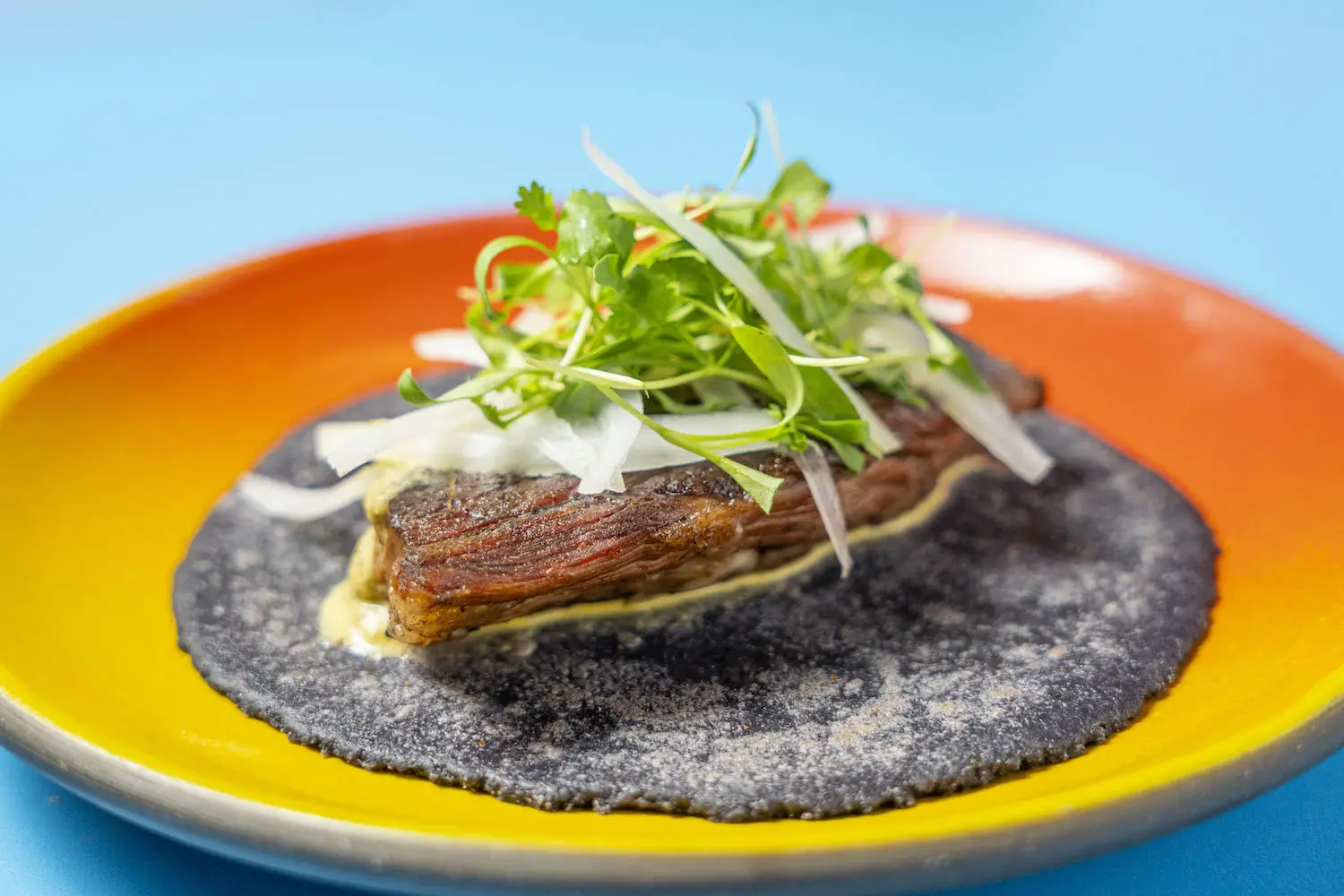 Taco of the month at San Diego Mexican restaurant Puesto called the Wagyu Suadero Taco