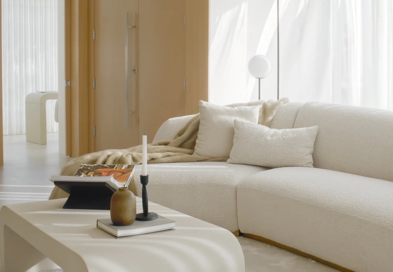 Reya Curved Sectional from San Diego furniture store Rove Concepts