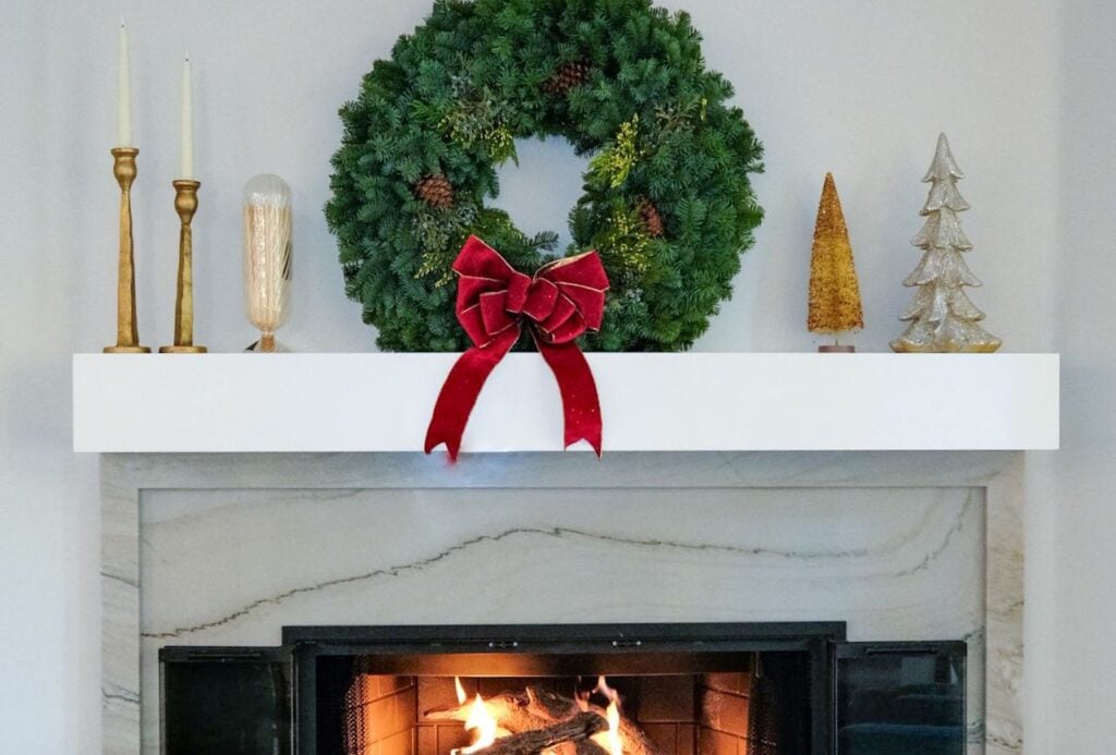 San Diego-made holiday gift ideas featuring Silver Bells 26” Fresh Wreath from Wreath.Co