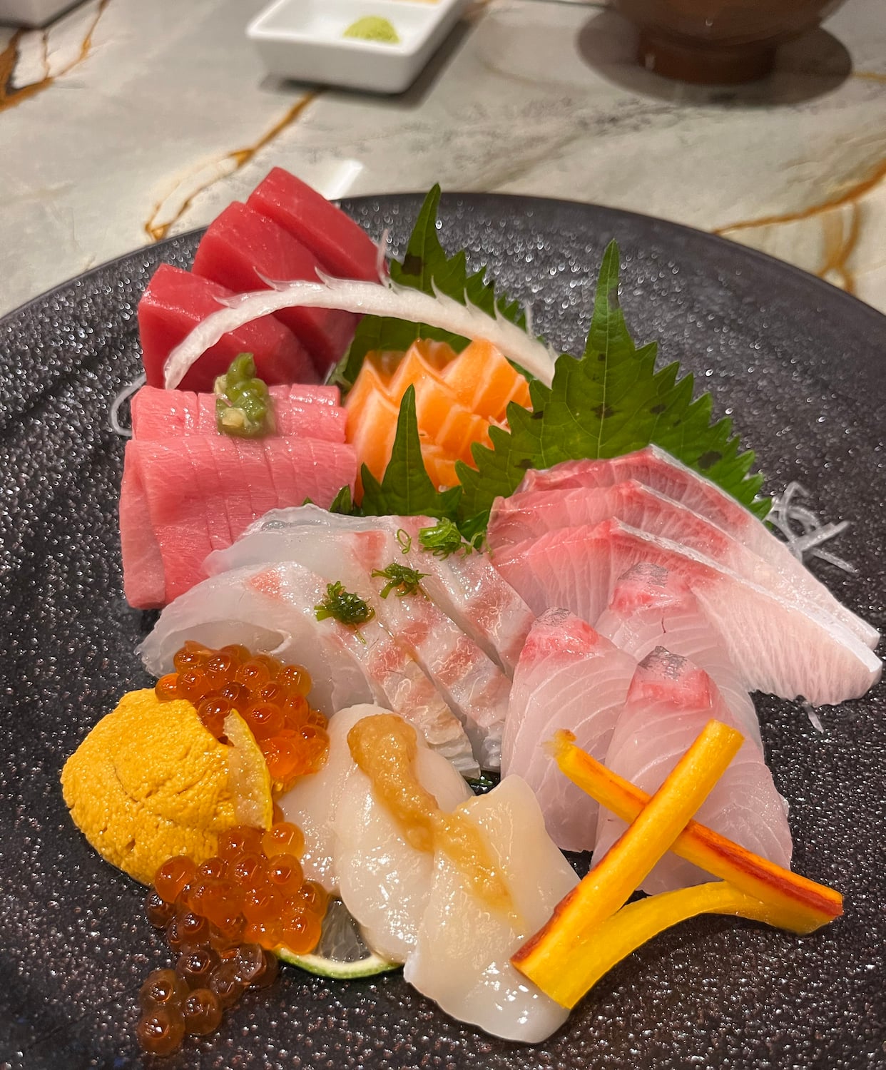 Omakase Sashimi from San Diego restaurant Dashi in Hillcrest