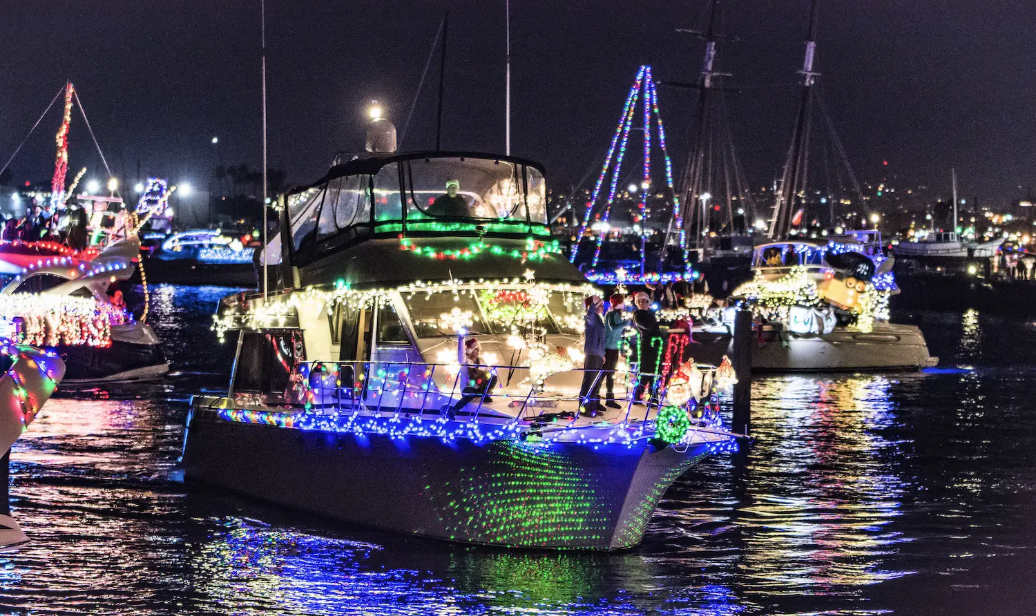Fun events and things to do in San Diego this weekend December 10-14, 2025 featuring San Diego Bay Parade of Lights boats